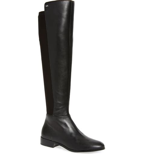 michael michael kors bromley stretch back riding boot women|Michael Kors over knee boots.